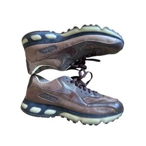 Size 13 - Nike Air Max 90 360 One Time Only "RARE" Brown Leather Sneakers